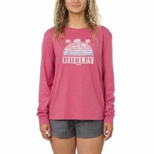 Hurley red Long Sleeve Tee
